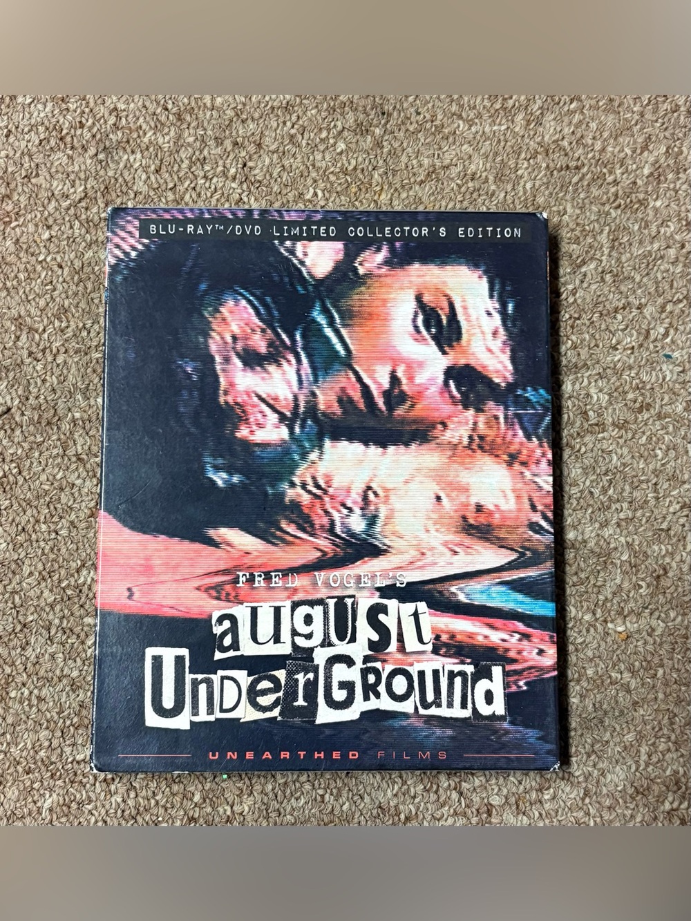 August underground limited collectors edition Bluray with slip (unearthed films)